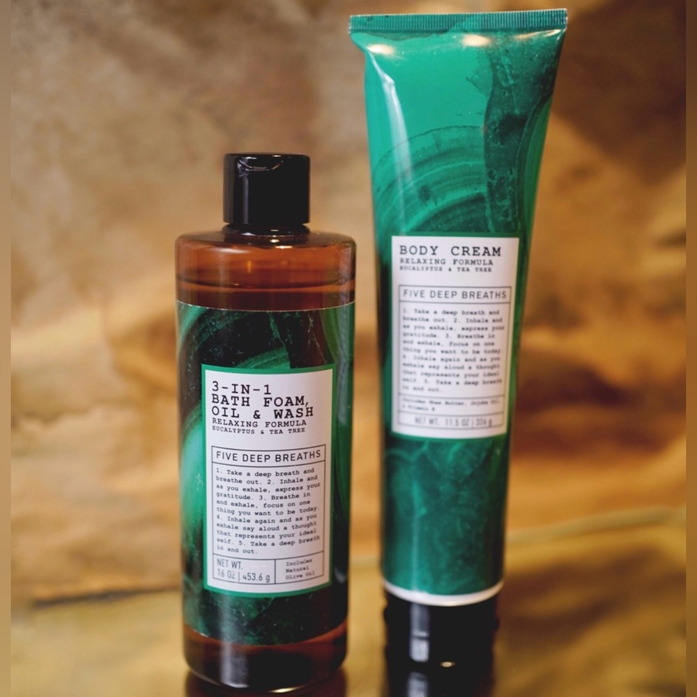 Five Deep Breaths Body Care Set💚